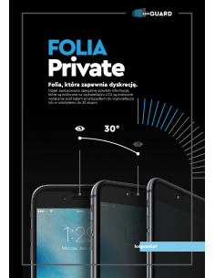 Folia LCDGuard Private (Paczka 20szt)