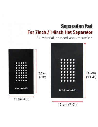 Black Silicone Mat For Heater 11x18.5