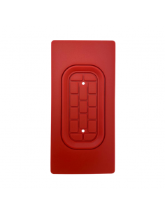 Red Silicone Mat For Heater 7 "(17.5cmx10.5cm)
