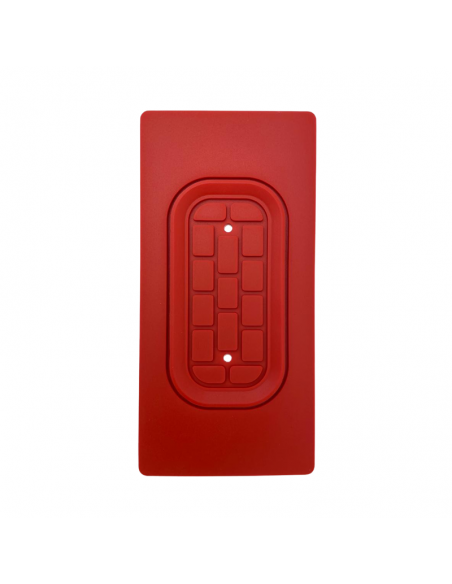 Red Silicone Mat For Heater 7 "(17.5cmx10.5cm)