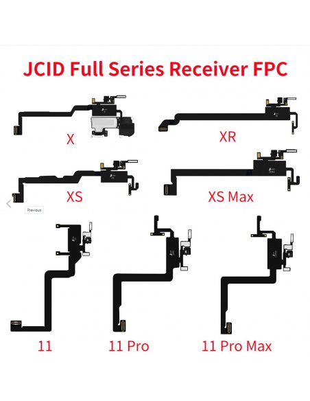 Taśma Głośnika Ucho FPC JCID iPhone XS