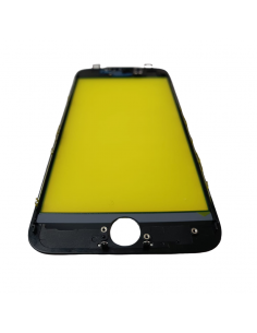 Szyba + Ramka + Małe komponenty + OCA iPhone 7 Czarna KING