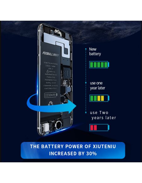 Battery iPhone 8 (Extended Capacity 2250mAh) FixBull With BMS Board