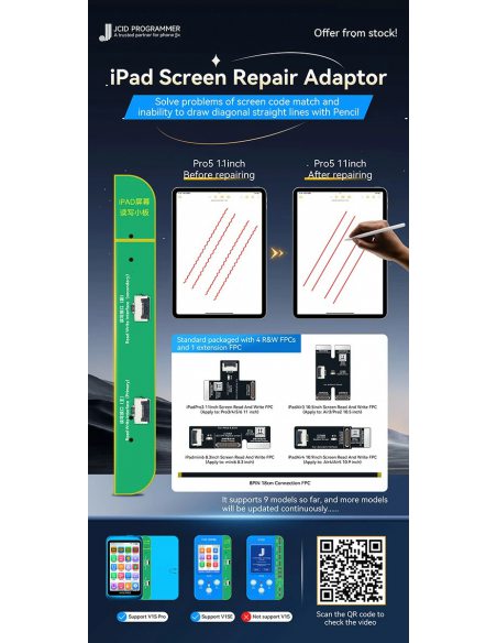 Płytka Do Testowania Oraz Naprawy LCD iPad JCID V1SE/V1S Pro