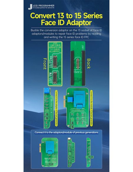 Adapter iPhone Serii 15 Face ID/Dot Projector JCID V1SE V1S Pro