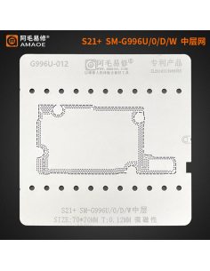 Amaoe Szablon do Reballingu Płyt BGA Głównych Samsung S21 Plus (G996U/O/D/W)