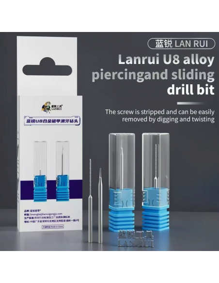 Lanrui U8S – Wiertło do usuwania zerwanych śrub gwintowanych iPhone itp