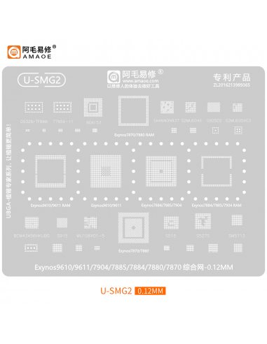 Sito Amaoe U-SMG2 – Szablon BGA 0.12...