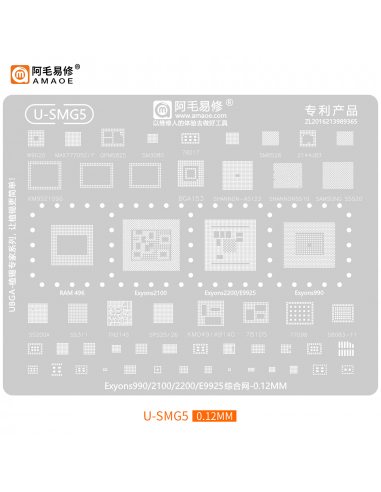 Sito Amaoe U-SMG5 – Szablon BGA...