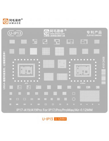 Amaoe U-IP13 Reballing Stencil 0.12MM...