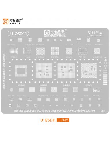 Amaoe U-QSD11 0.12MM Reballing...